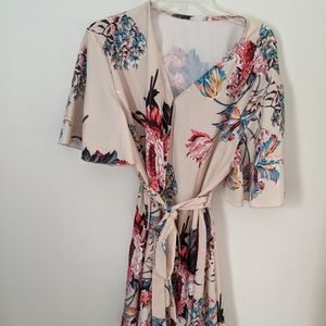 Floral Wrap Dress